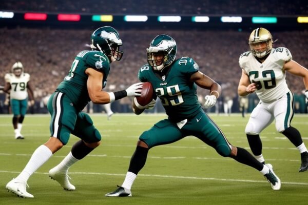 Philadelphia Eagles vs New Orleans Saints Match Player Stats