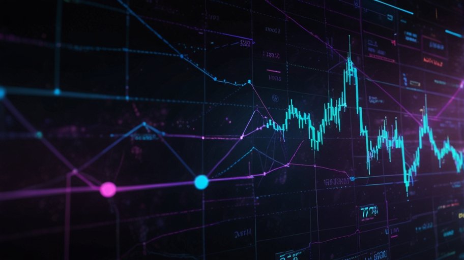 A digital chart displaying Tron’s cryptocurrency price at $0.2565 with a 2.59% daily gain, set against a futuristic blockchain network background.