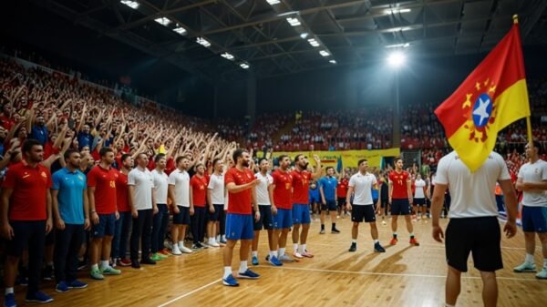 North Macedonia Battles Slovenia in Handball Clash