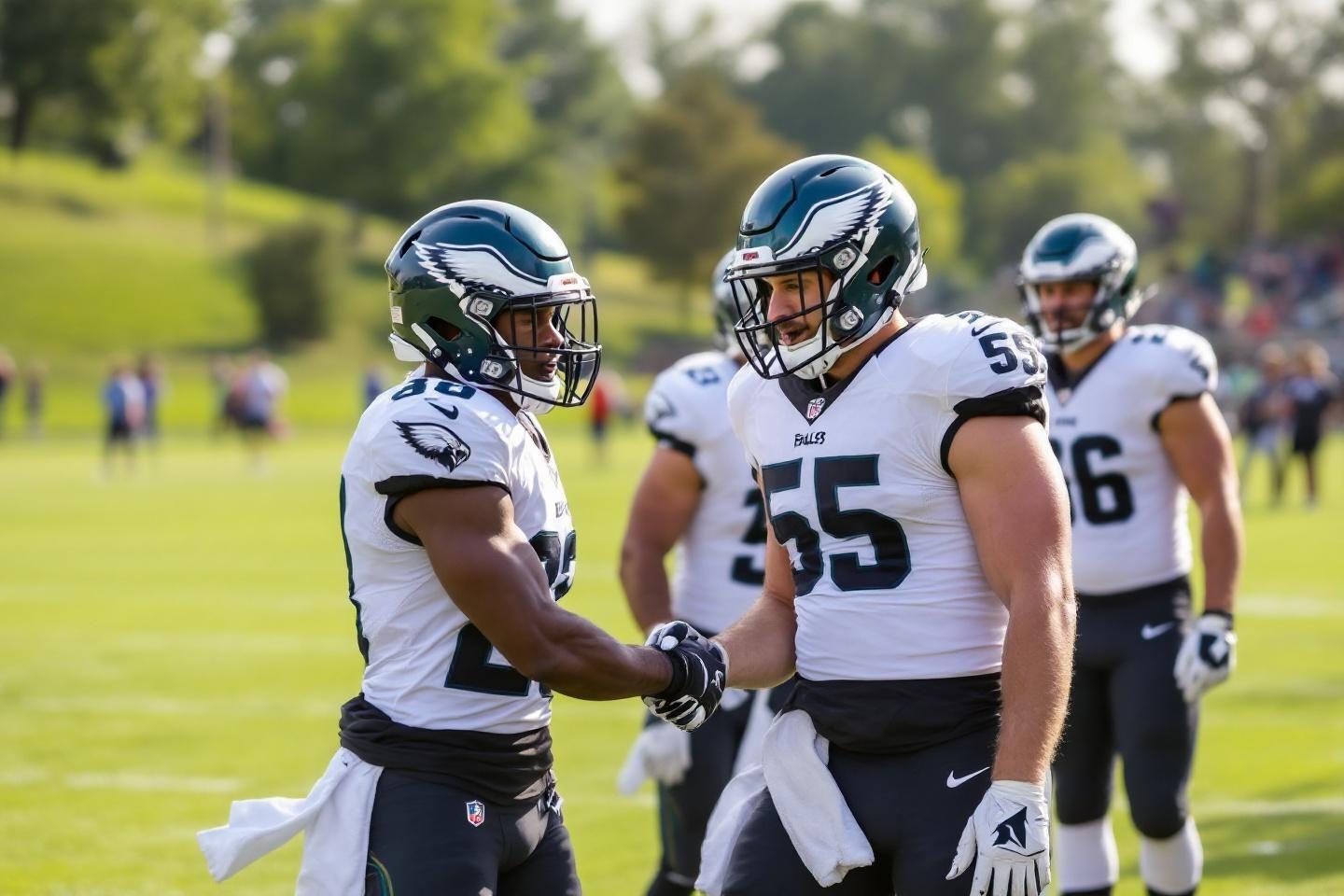 Eagles meet with two-sport star who's a First-Team All-American