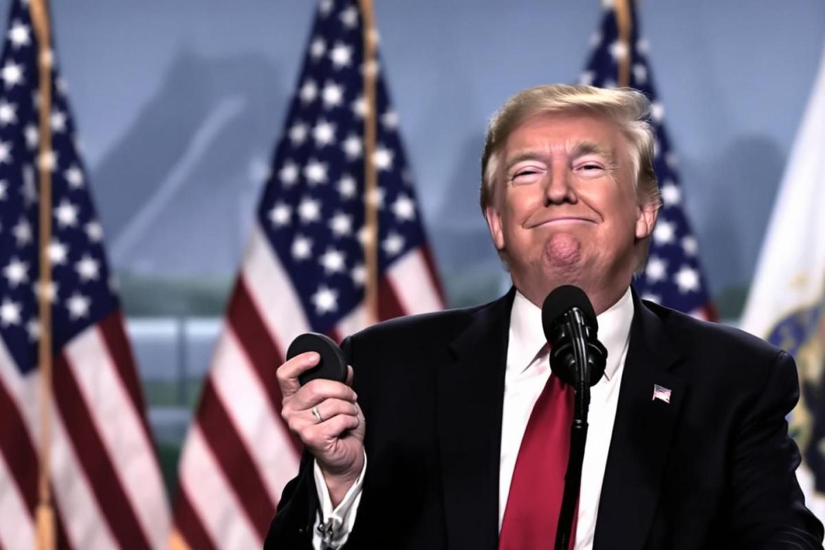 Trump says he is a savior of women's sports, but his ice hockey joke showed what he really thinks