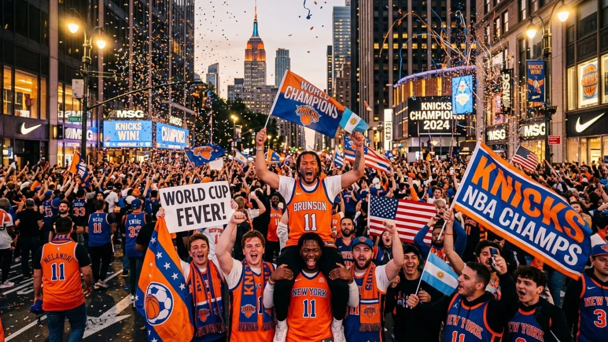 Knicks fans go wild : the NBA victory nobody saw coming