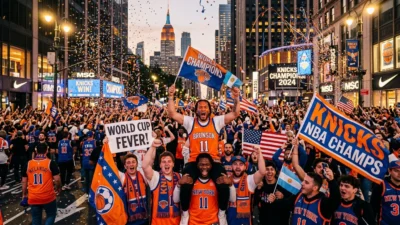 Knicks fans go wild : the NBA victory nobody saw coming