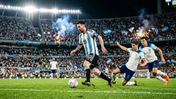 Did you see what Messi just did to England ? (the replay is insane)